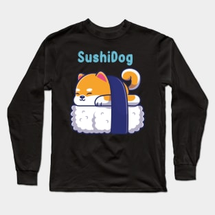 sushi dog Long Sleeve T-Shirt